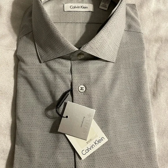 Calvin Klein | Shirts | Calvin Klein Steel Mens Brand New Dress Shirt Size Large 7 3233 Fitted | Poshmark Calvin Klein | Shirts | Calvin Klein Steel Mens Brand New Dress Shirt Size Large 7 3233 Fitted | Poshmark